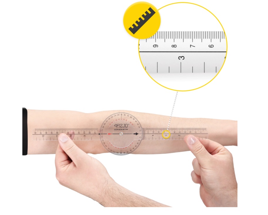 Pomiar zginania goniometrem