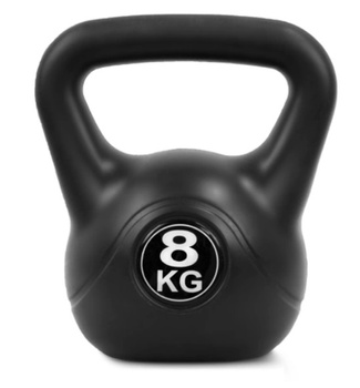 Kettlebell żeliwny 8 kg 4FIZJO
