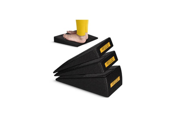 Kliny do ćwiczeń 3 szt. do rozciągania łydek, stawów skokowych Slant board