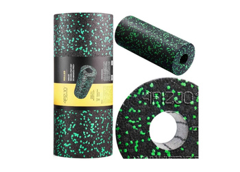 Roller, wałek do masażu 4fizjo 14cm/33cm czarno-zielony