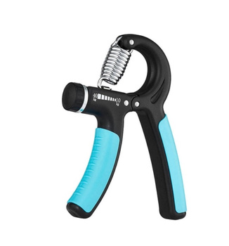 Ściskacz do rąk regulowany czarno-niebieski