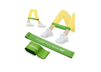 Guma do ćwiczeń MINI POWER BAND 1 mm – zielona