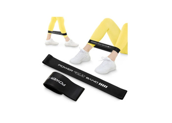 Guma do ćwiczeń MINI POWER BAND 1,2 mm – czarna
