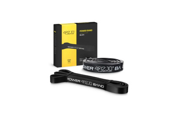 Guma do ćwiczeń i treningu POWER BAND 4FIZJO - Czarna, 12-17kg