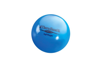 Mała piłka lekarska obciążeniowa Soft Weight 2,5kg niebieska