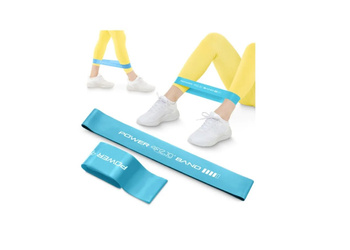 Guma do ćwiczeń MINI POWER BAND 0,6 mm – niebieska
