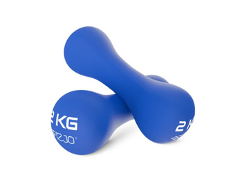 Hantelki do ćwiczeń 8-shape 4FIZJO - ciężarki żeliwne 2x2 kg