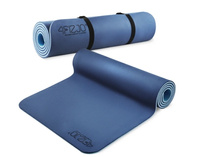 Mata do ćwiczeń TPE 6 mm niebieska