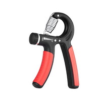 Ściskacz do rąk regulowany czarno-czerwony